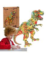 Puzzle drewniane eko 129 Tyranozaur rex A3