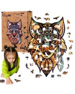 Puzzle drewniane eko 130 Leśny lis A3