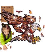 Puzzle drewniane eko 125 Orzeł karpacki A3