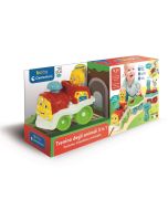 Interaktywny pociąg ze zwierzątkami