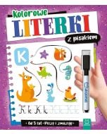 Kolorowe literki z pisakiem. Piszę i zmazuję od 5