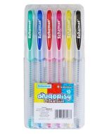 Długopisy brakatowe 6 kolorów