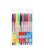 Długopisy fluorescencyjne 10 kolorów