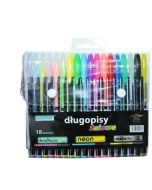 Długopisy żelowe 18 kolorów