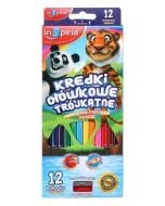 Kredki trójkątne 12 kolorów