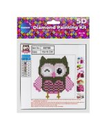 Diamentowa mozaika 5D - Sowa 15x15 89766