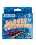 Kredki świecowe 24 kolory