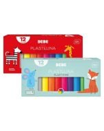Plastelina 12 kolorów BB Kids mix