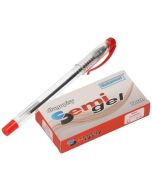 Długopis żelowy czerwony (12szt)