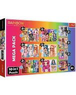 Puzzle 10w1 Kolekcja modnych laleczek TREFL