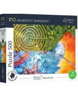 Puzzle 500 Aerial Mindblow: Maze of Colors TREFL