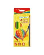 Kredki ołówkowe trójkątne akwarelowe 12szt