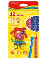 Kredki ołówkowe trójkątne Jumbo 12szt