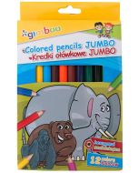 Kredki ołówkowe Jumbo sześciokątne 12szt