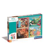 Puzzle 4w1 Super Kolor Disney Classic