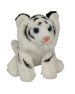 Tygrys biały siedzący 14cm