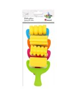 Wałki gąbkowe z fakturami 4szt.