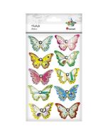 Naklejki papierowe 3D motyle 10szt