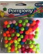 Pompony 10mm 100szt
