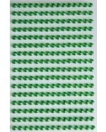 Dżety samoprzylepne zielone 6mm 140szt