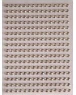 Dżety samoprzylepne srebrne 6mm 140szt