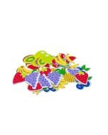 Naklejki z pianki owoce 40szt