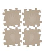 Mata podłogowa sensoryczna 16 el. Magic Set Beż