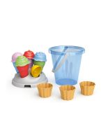 Wiaderko przeźroczyste z lodami MIX