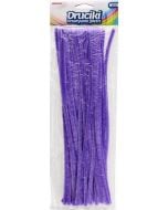 Druciki kreatywne fioletowe 40szt