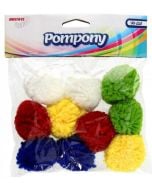Pompony puszyste 40mm 10szt