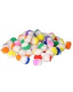 Pompony dwukolorowe 25mm 60szt