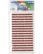 Dżety samoprzylepne czerwone 4mm 240szt