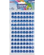 Dżety samoprzylepne niebieskie 8mm 88szt