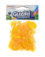 Guziki kreatywne żółte 40g