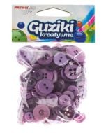 Guziki kreatywne fioletowe 40g