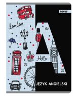 Zeszyt tematyczny A5/60K kratka J.angielski (5szt)