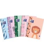 Zeszyt A5/32K linia podwójna kolorowa Kids (10szt)