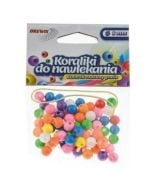 Koraliki do nawlekania multikolor+ sznurek 8mm 16g