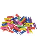 Klamerki kolorowe 0,3x2,5cm 40szt