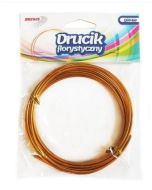 Druciki florystyczne 3mx2mm złote