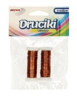 Druciki florystyczne miedziane 20m 2szt
