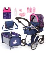 Wózek dla lalek Mega zestaw