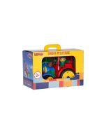 Koparka w kolorowym pudełku