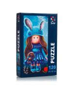 Puzzle 120 Ładna laleczka w świetle księżyca