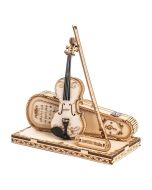 Puzzle Drewniane 3D Skrzypce