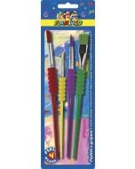 Pędzle Flamingo 4 sztuki