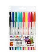 Długopisy fluo 10 kolorów