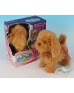 Piesek ze smyczą na baterie