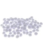 Pompony białe 10mm 100szt