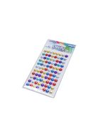 Dżety samoprzylepne kolorowe 8mm 88szt